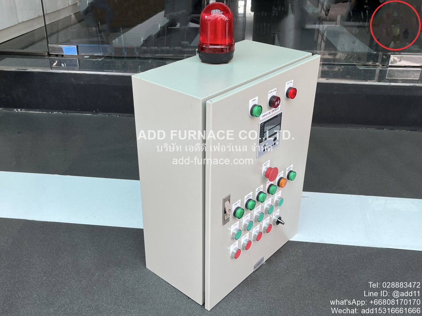 Gas Burner RAH80 Temperature Control Box Separate Out Burner Controller
 (8)